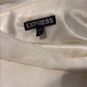 Express One Shoulder Dress - Cream
